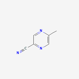 5-Methylpyrazine-2-carbonitrile chemical structure (CAS 98006-91-8)