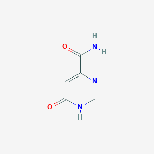 6-Hydroxypyrimidine-4-carboxamide chemical structure (CAS 98024-63-6)