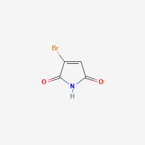 3-Bromo-1H-pyrrole-2,5-dione chemical structure (CAS 98026-79-0)