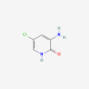 3-Amino-5-chloro-2-hydroxypyridine chemical structure (CAS 98027-36-2)