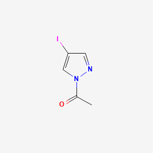 1-(4-Iodo-1H-pyrazol-1-yl)ethanone chemical structure (CAS 98027-52-2)