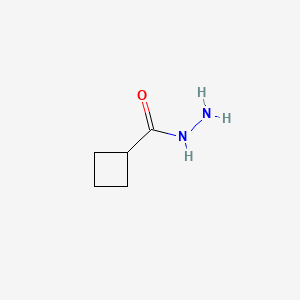 Cyclobutanecarbohydrazide chemical structure (CAS 98069-56-8)