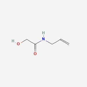 N-Allyl-2-hydroxyacetamide chemical structure (CAS 98071-17-1)