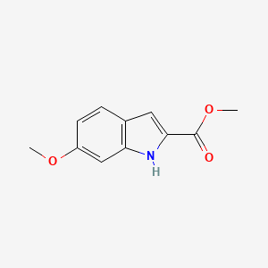 Methyl 6-methoxy-1H-indole-2-carboxylate chemical structure (CAS 98081-83-5)