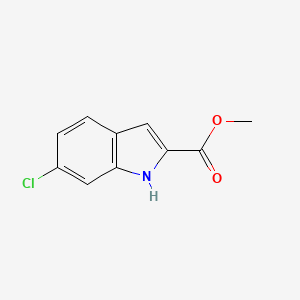 Methyl 6-chloro-1H-indole-2-carboxylate chemical structure (CAS 98081-84-6)