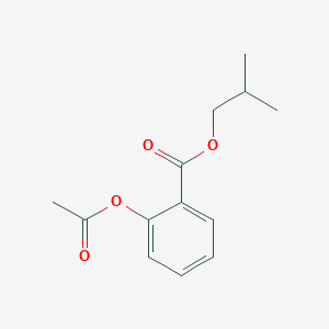 Isobutyl 2-acetoxybenzoate chemical structure (CAS 98092-25-2)