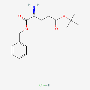 H-Glu(OtBu)-OBzl.HCl chemical structure (CAS 98102-32-0)