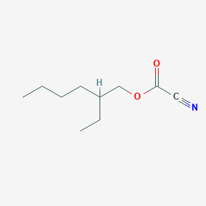 2-Ethylhexyl carbonocyanidate chemical structure (CAS 98119-99-4)