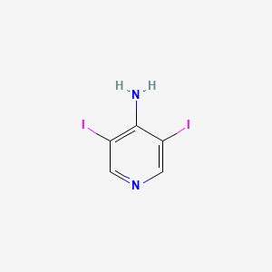 4-Amino-3,5-diiodopyridine chemical structure (CAS 98136-86-8)