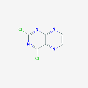 2,4-Dichloropteridine chemical structure (CAS 98138-05-7)