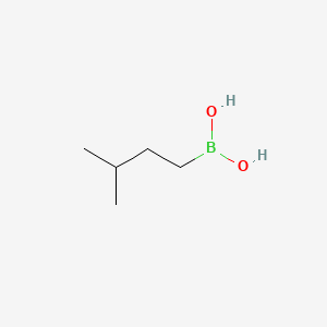 Isopentylboronic acid chemical structure (CAS 98139-72-1)
