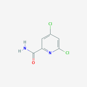 4,6-Dichloropicolinamide chemical structure (CAS 98141-39-0)
