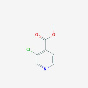 Methyl 3-chloroisonicotinate chemical structure (CAS 98273-79-1)