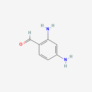 2,4-Diaminobenzaldehyde chemical structure (CAS 98276-57-4)