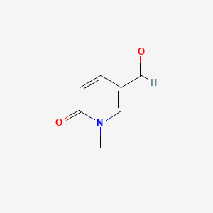 1-Methyl-6-oxo-1,6-dihydropyridine-3-carbaldehyde chemical structure (CAS 98279-50-6)