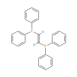 (E)-1,2-Bis(diphenylphosphino)ethene chemical structure (CAS 983-81-3)