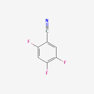 2,4,5-Trifluorobenzonitrile chemical structure (CAS 98349-22-5)