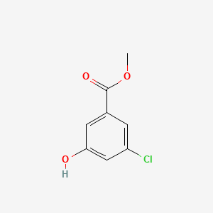 Methyl 3-chloro-5-hydroxybenzoate chemical structure (CAS 98406-04-3)