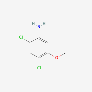2,4-Dichloro-5-methoxyaniline chemical structure (CAS 98446-49-2)