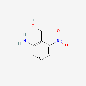 (2-Amino-6-nitrophenyl)methanol chemical structure (CAS 98451-51-5)