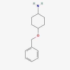 trans-4-(Benzyloxy)cyclohexanamine chemical structure (CAS 98454-39-8)