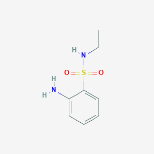 2-Amino-N-ethylbenzenesulfonamide chemical structure (CAS 98489-77-1)