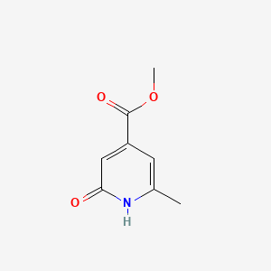 Methyl 2-hydroxy-6-methylisonicotinate chemical structure (CAS 98491-78-2)
