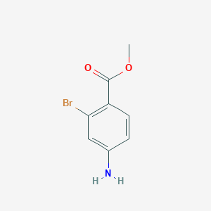 Methyl 4-amino-2-bromobenzoate chemical structure (CAS 98545-64-3)