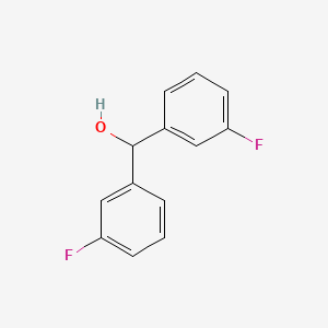 Bis(3-fluorophenyl)methanol chemical structure (CAS 98586-21-1)