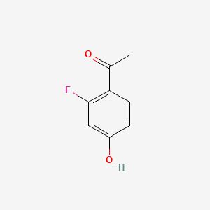 1-(2-Fluoro-4-hydroxyphenyl)ethanone chemical structure (CAS 98619-07-9)