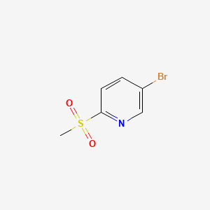 5-Bromo-2-(methylsulfonyl)pyridine chemical structure (CAS 98626-95-0)