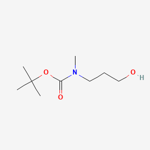 N-Boc-3-(methylamino)-1-propanol chemical structure (CAS 98642-44-5)