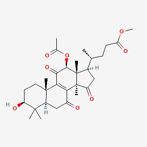 Methyl lucidenate E2 chemical structure (CAS 98665-12-4)