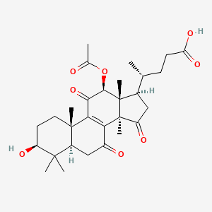 Lucidenic acid E chemical structure (CAS 98665-17-9)