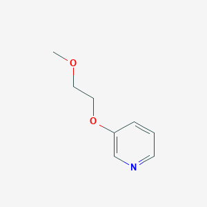 3-(2-Methoxyethoxy)pyridine chemical structure (CAS 98684-29-8)