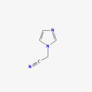 2-(1H-Imidazol-1-yl)acetonitrile chemical structure (CAS 98873-55-3)
