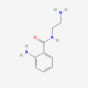 2-Amino-N-(2-aminoethyl)benzamide chemical structure (CAS 98960-81-7)