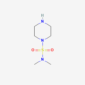 N,N-Dimethylpiperazine-1-sulfonamide chemical structure (CAS 98961-97-8)
