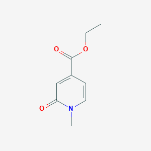 Ethyl 1-methyl-2-oxo-1,2-dihydropyridine-4-carboxylate chemical structure (CAS 98996-29-3)