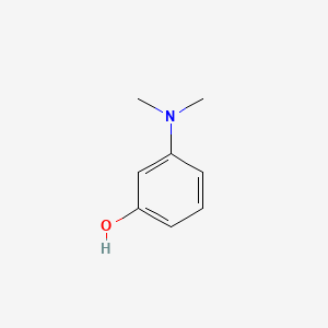 3-Dimethylaminophenol chemical structure (CAS 99-07-0)