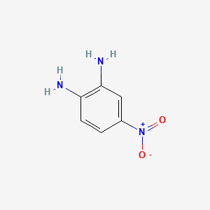 4-Nitrobenzene-1,2-diamine chemical structure (CAS 99-56-9)