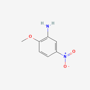2-Methoxy-5-nitroaniline chemical structure (CAS 99-59-2)