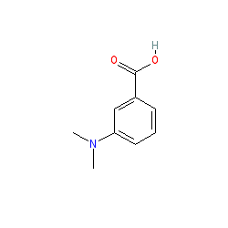 3-(Dimethylamino)benzoic acid chemical structure (CAS 99-64-9)
