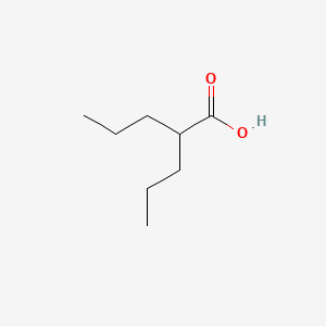 2-Propylpentanoic acid chemical structure (CAS 99-66-1)