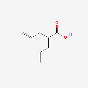 2-Allylpent-4-enoic acid chemical structure (CAS 99-67-2)