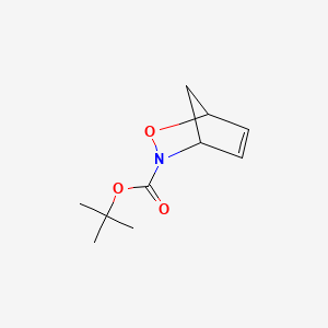 tert-Butyl 2-oxa-3-azabicyclo[2.2.1]hept-5-ene-3-carboxylate chemical structure (CAS 99027-90-4)