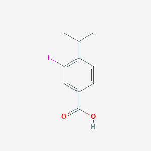 3-Iodo-4-isopropylbenzoic acid chemical structure (CAS 99059-64-0)