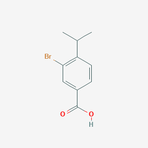 3-Bromo-4-isopropylbenzoic acid chemical structure (CAS 99070-17-4)