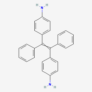 4,4'-(1,2-Diphenylethene-1,2-diyl)dianiline chemical structure (CAS 99094-20-9)