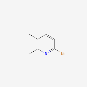 6-Bromo-2,3-dimethylpyridine chemical structure (CAS 99132-28-2)